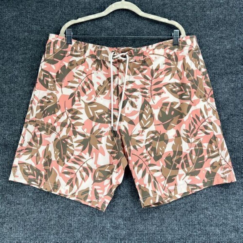 American Eagle Board Shorts Swim Trunks Mens XL Floral Print Unlined Pockets EUC